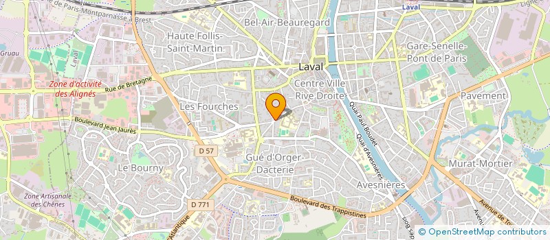 localisation de l'entreprise SYNDICAT COPROPRIETE à LAVAL