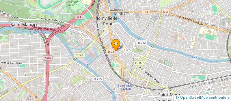 localisation de l'entreprise SYNDICAT COPROPRIETE à SAINT-MAUR-DES-FOSSES