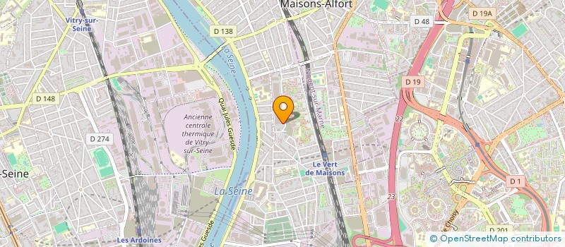 localisation de l'entreprise SYNDICAT COPROPRIETE  ALFORTVILLE