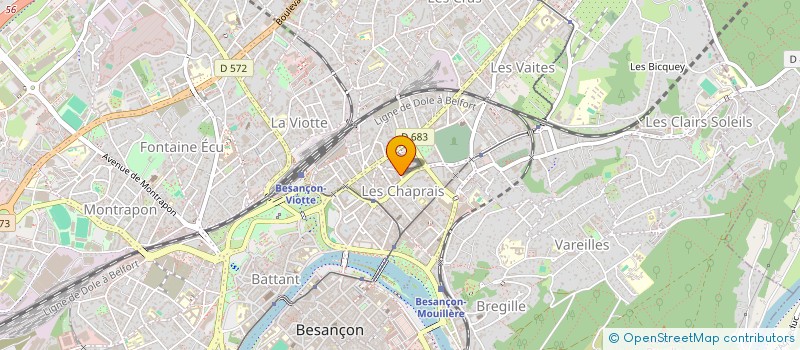 localisation de l'entreprise SYNDICAT COPROPRIETE 4-6 RUE BECQUET  BESANCON