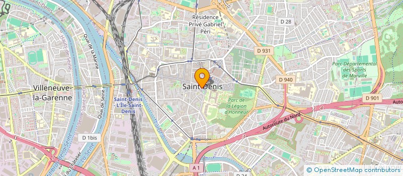 localisation de l'entreprise SYNDICAT COPROPRIETE 4 RUE FOUR BECARD  SAINT-DENIS