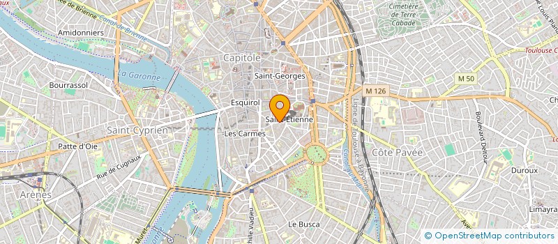 localisation de l'entreprise SYNDICAT COPROPRIETE 4 RUE MERLANE à TOULOUSE