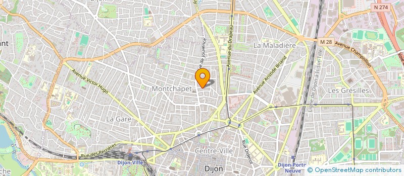 localisation de l'entreprise SYNDICAT COPROPRIETE 4 SEPTEMBRE N15  DIJON