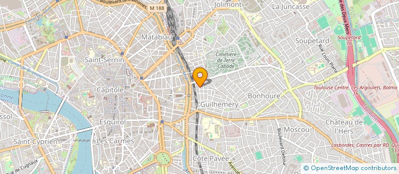 localisation de l'entreprise SYNDICAT COPROPRIETE 40 RUE DE LUPPE à TOULOUSE