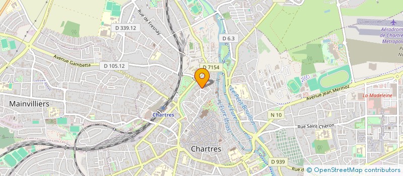 localisation de l'entreprise SYNDICAT COPROPRIETE 40 RUE MURET à CHARTRES