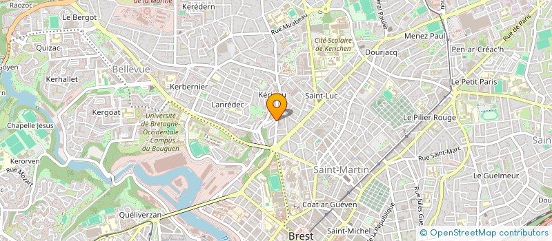 localisation de l'entreprise SYNDICAT COPROPRIETE à BREST