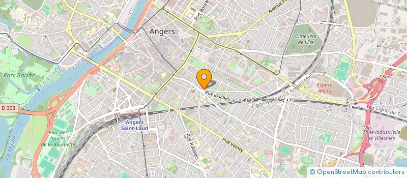 localisation de l'entreprise SYNDICAT COPROPRIETE à ANGERS