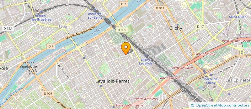 localisation de l'entreprise SYNDICAT COPROPRIETE 41 R RASPAIL à LEVALLOIS-PERRET