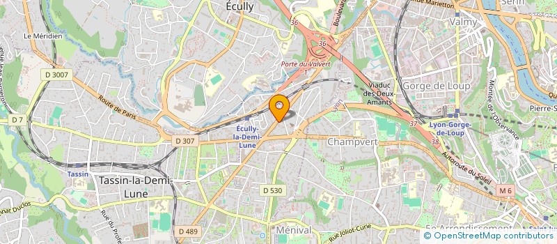 localisation de l'entreprise SYNDICAT COPROPRIETE  TASSIN-LA-DEMI-LUNE