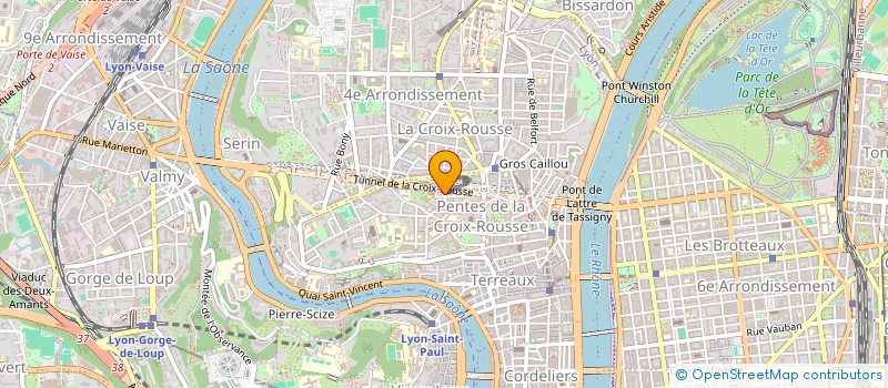 localisation de l'entreprise SYNDICAT COPROPRIETE à LYON