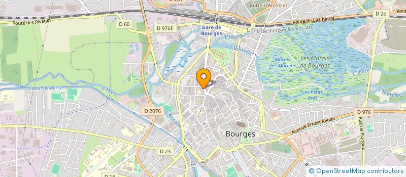 localisation de l'entreprise SYNDICAT COPROPRIETE 42 AV JEAN JAURES  BOURGES