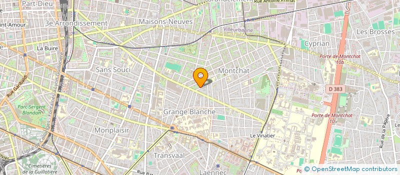 localisation de l'entreprise SYNDICAT COPROPRIETE  LYON