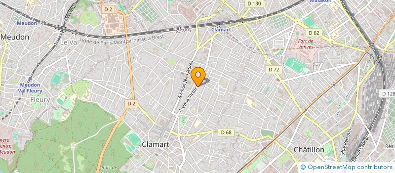 localisation de l'entreprise SYNDICAT COPROPRIETE à CLAMART