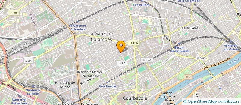 localisation de l'entreprise SYNDICAT COPROPRIETE à LA GARENNE-COLOMBES