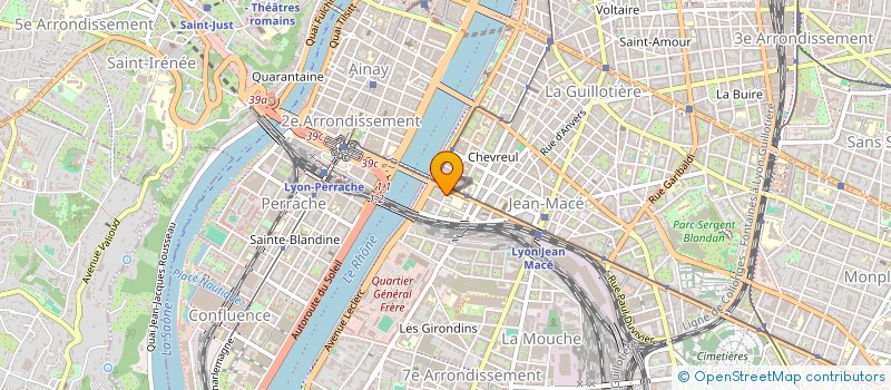 localisation de l'entreprise SYNDICAT COPROPRIETE 44 B RUE RAULIN  LYON 7EME