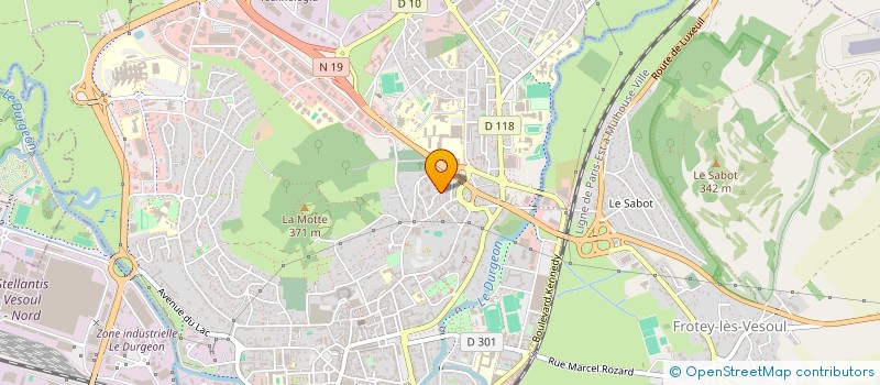 localisation de l'entreprise SYNDICAT COPROPRIETE  VESOUL