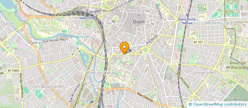 localisation de l'entreprise SYNDICAT COPROPRIETE 46 RUE DU TRANSVAAL  DIJON