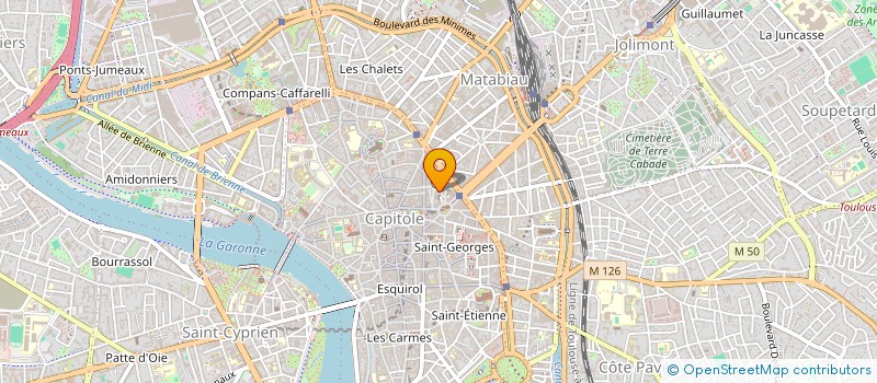 localisation de l'entreprise SYNDICAT COPROPRIETE 5 PL VICTOR HUGO  TOULOUSE