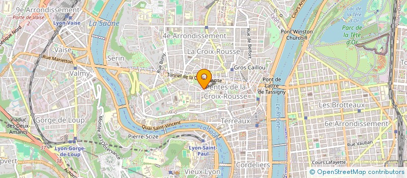 localisation de l'entreprise SYNDICAT COPROPRIETE 5 RUE BON PASTEUR à LYON