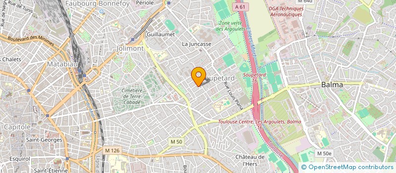 localisation de l'entreprise SYNDICAT COPROPRIETE 5 RUE DE TARBES à TOULOUSE