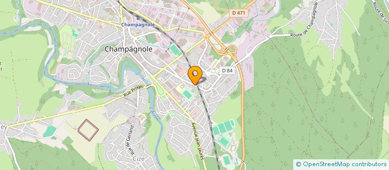 localisation de l'entreprise SYNDICAT COPROPRIETE 51 R DE LA LIBERTE  CHAMPAGNOLE