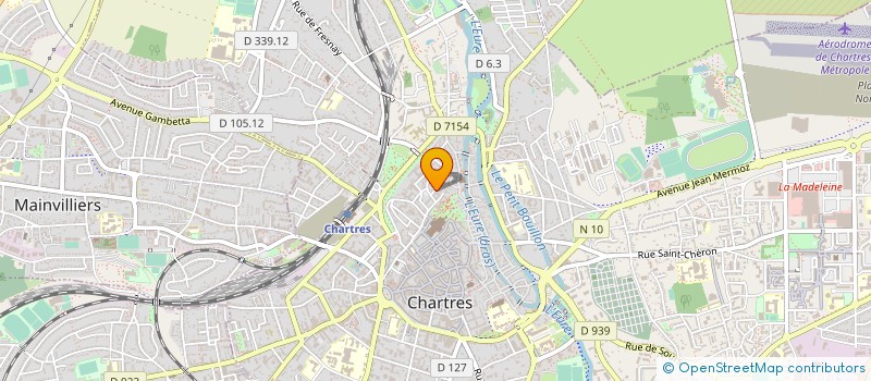 localisation de l'entreprise SYNDICAT COPROPRIETE 6 8 RUE CHANTAULT à CHARTRES
