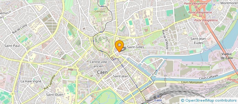 localisation de l'entreprise SYNDICAT COPROPRIETE 6 RUE HAUTE à CAEN