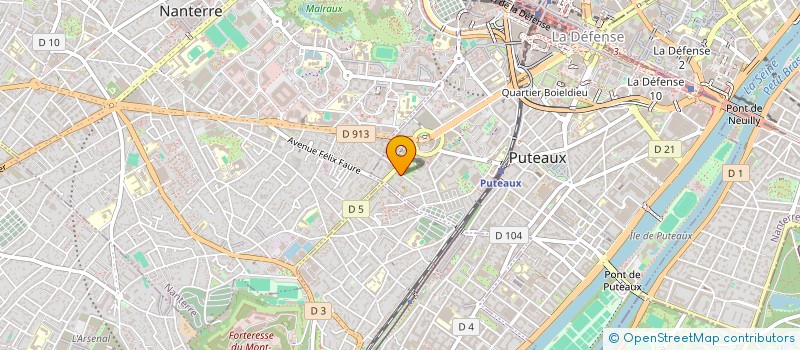 localisation de l'entreprise SYNDICAT COPROPRIETE 63-65 R PASTEUR  PUTEAUX