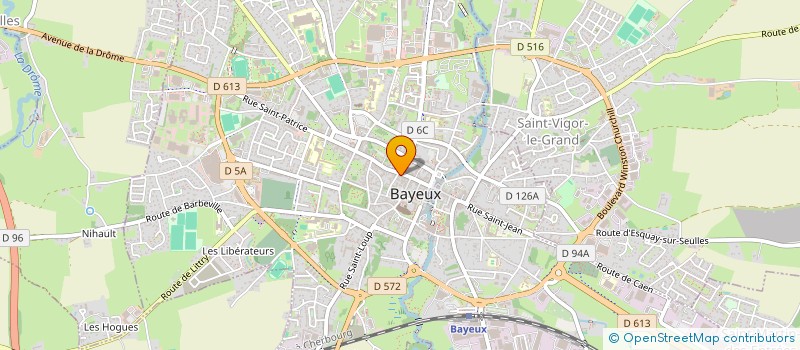 localisation de l'entreprise SYNDICAT COPROPRIETE 67 RUE SAINT MARTIN  BAYEUX