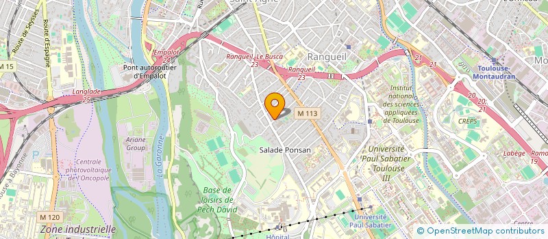 localisation de l'entreprise SYNDICAT COPROPRIETE 7 AV DES COTEAUX à TOULOUSE