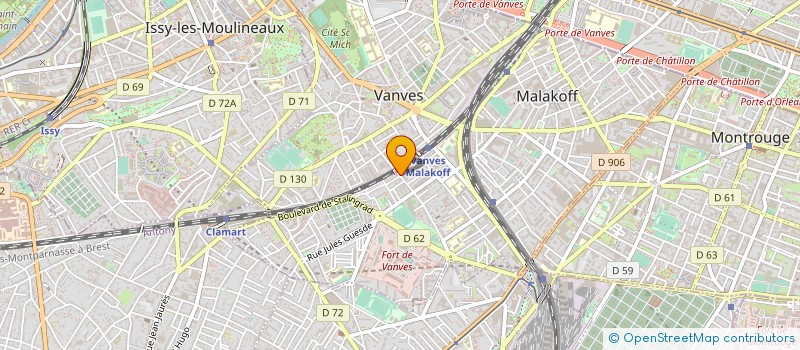 localisation de l'entreprise SYNDICAT COPROPRIETE 7 RUE HOCHE  MALAKOFF