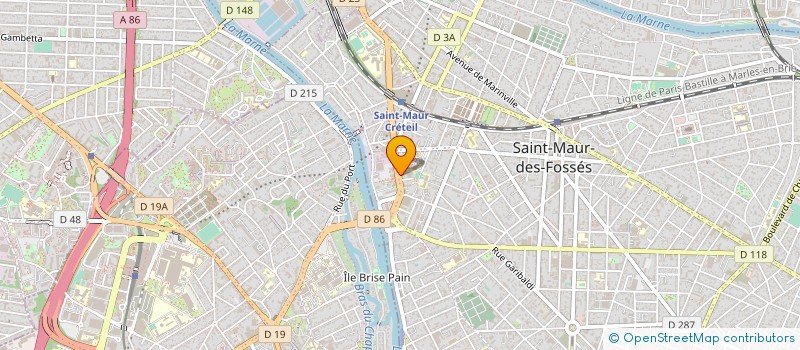 localisation de l'entreprise SYNDICAT COPROPRIETE 71 RUE PONT CRETEIL à SAINT-MAUR-DES-FOSSES