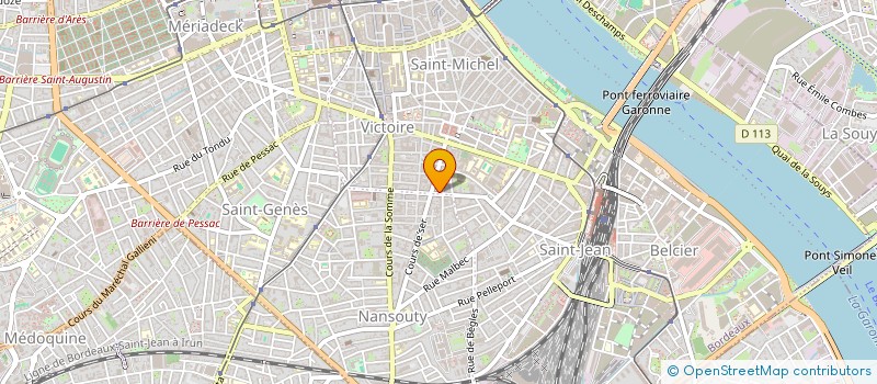 localisation de l'entreprise SYNDICAT COPROPRIETE 76 RUE LAFONTAINE  BORDEAUX