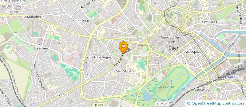 localisation de l'entreprise SYNDICAT COPROPRIETE 79 RUE CAPONIERE à CAEN