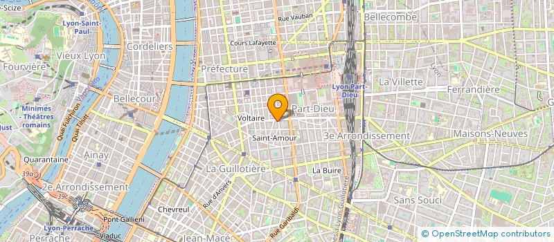 localisation de l'entreprise SYNDICAT COPROPRIETE 80 RUE P BERT  LYON