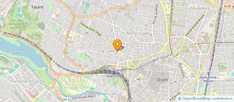 localisation de l'entreprise SYNDICAT COPROPRIETE 9 RUE DE TALANT  DIJON