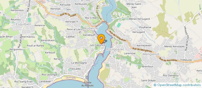 localisation de l'entreprise SYNDICAT COPROPRIETE ALBATROS  AUDIERNE