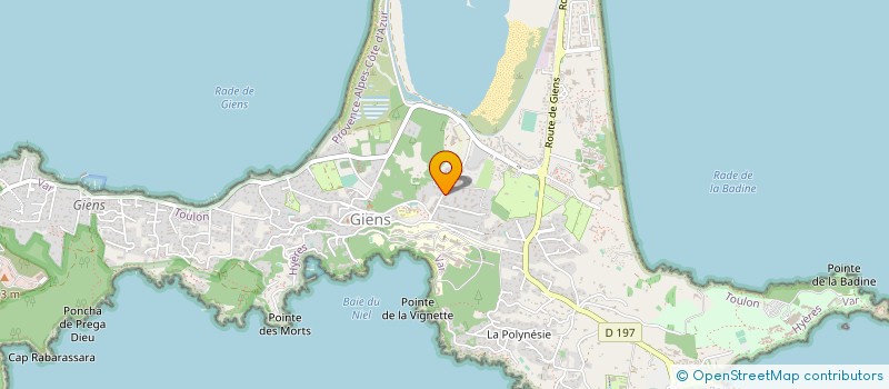 localisation de l'entreprise SYNDICAT COPROPRIETE ALCYON à HYERES