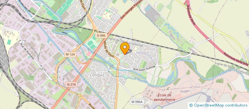 localisation de l'entreprise SYNDICAT COPROPRIETE ALIZES à LONGVIC