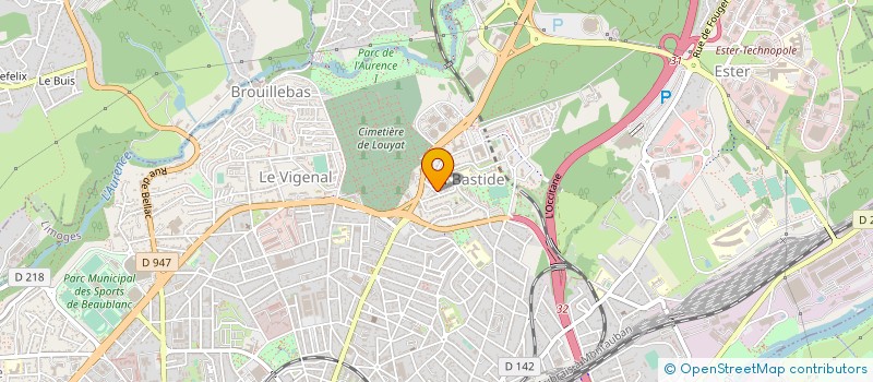 localisation de l'entreprise SYNDICAT COPROPRIETE ANDRE CHENIER à LIMOGES