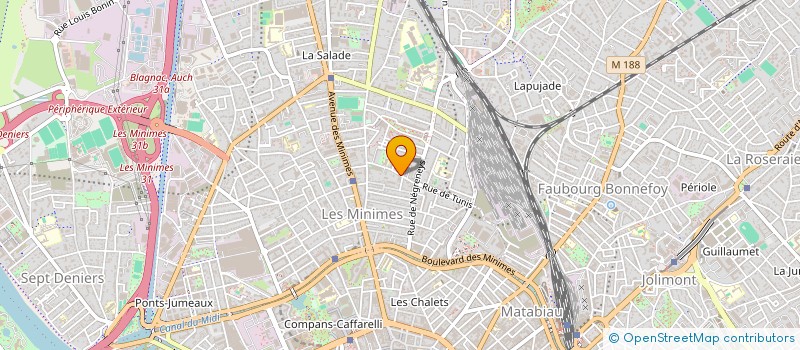 localisation de l'entreprise SYNDICAT COPROPRIETE ANGES à TOULOUSE