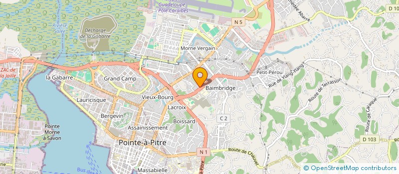 localisation de l'entreprise SYNDICAT COPROPRIETE ANQUETIL 2 à LES ABYMES