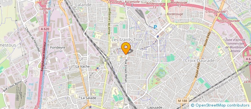 localisation de l'entreprise SYNDICAT COPROPRIETE AUDIBERT  TOULOUSE