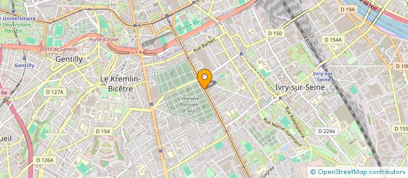 localisation de l'entreprise SYNDICAT COPROPRIETE AV DE VERDUN à IVRY-SUR-SEINE