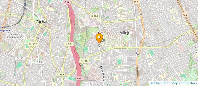 localisation de l'entreprise SYNDICAT COPROPRIETE AVENUE DE VERDUN  VILLEJUIF