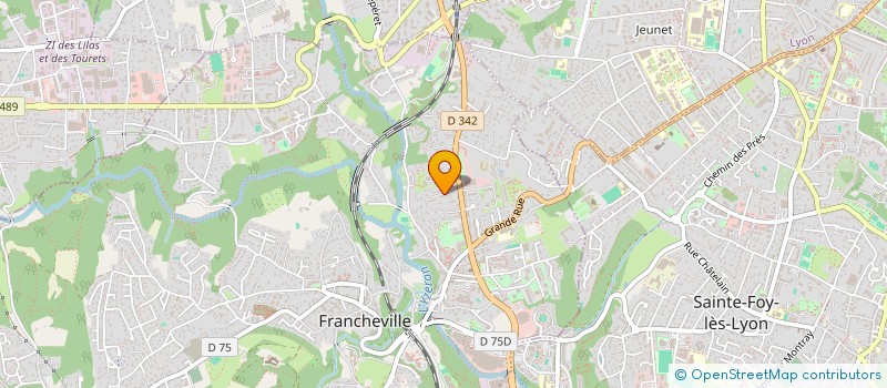 localisation de l'entreprise SYNDICAT COPROPRIETE AZUR  FRANCHEVILLE