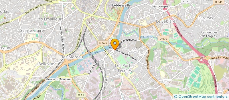 localisation de l'entreprise SYNDICAT COPROPRIETE BABYLONE à LIMOGES