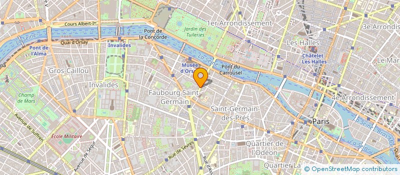 localisation de l'entreprise SYNDICAT COPROPRIETE BAC  PARIS