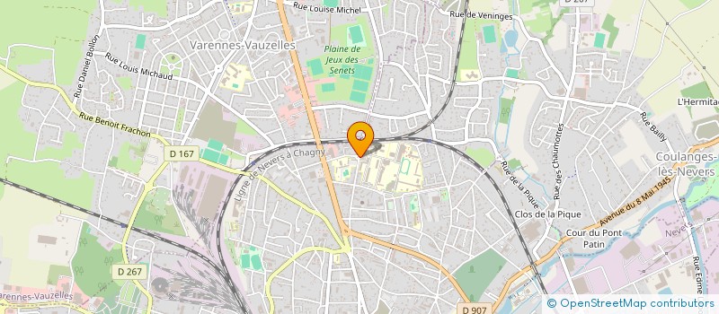 localisation de l'entreprise SYNDICAT COPROPRIETE BANLAY à NEVERS
