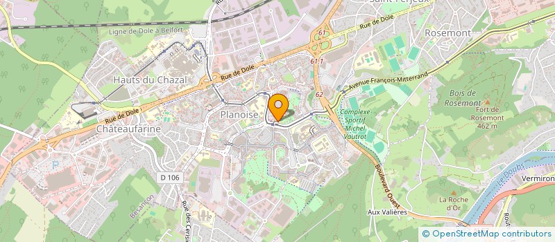 localisation de l'entreprise SYNDICAT COPROPRIETE BD ALLENDE  BESANCON